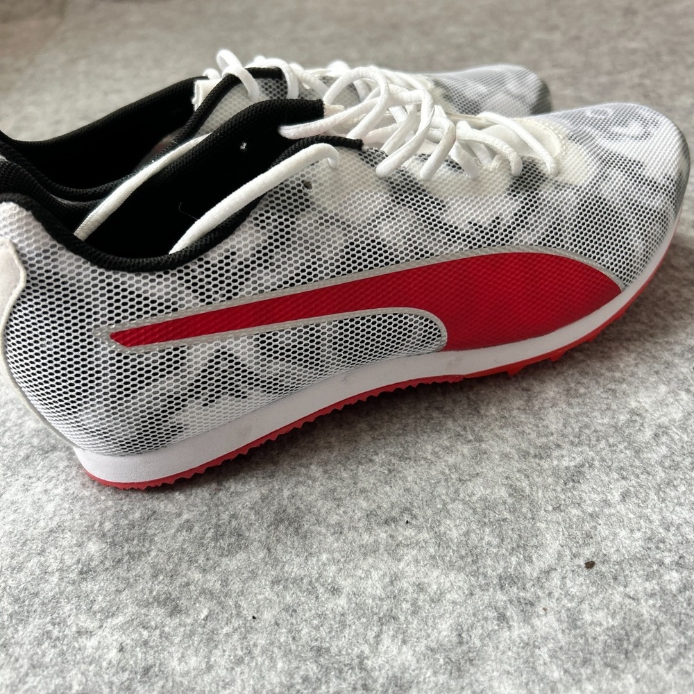 PUMA Evospeed Star 9 Track And Field Mens White/Red Sneakers Athletic Shoes - Picture 12 of 16